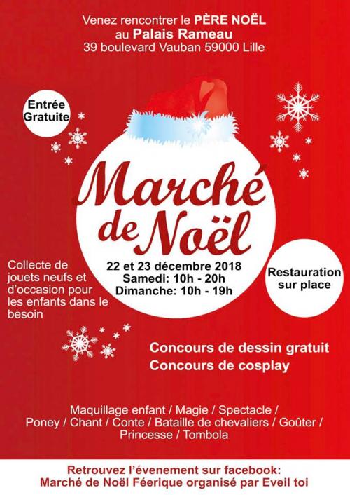 Marché de noël féerique à but caritatif