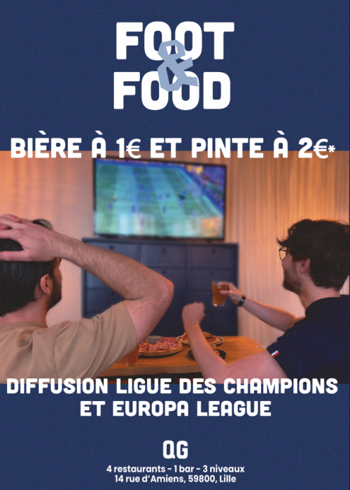 Aston villa – LOSC Retransmission du match de foot au QG