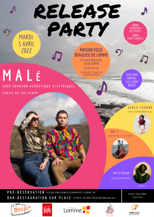MALé (release party) + NA! + Seule Tourbe + Mystraw