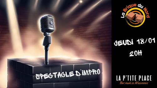 Spectacle d’impro avec la Brique du Nord