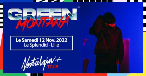 Green Montana en concert au Splendid de Lille