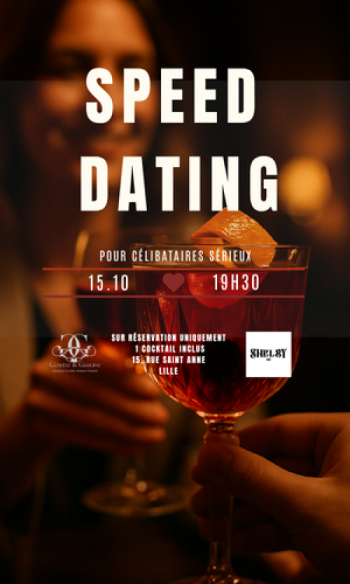 Speed Dating by Ginette & Gustave au Shelby Bar