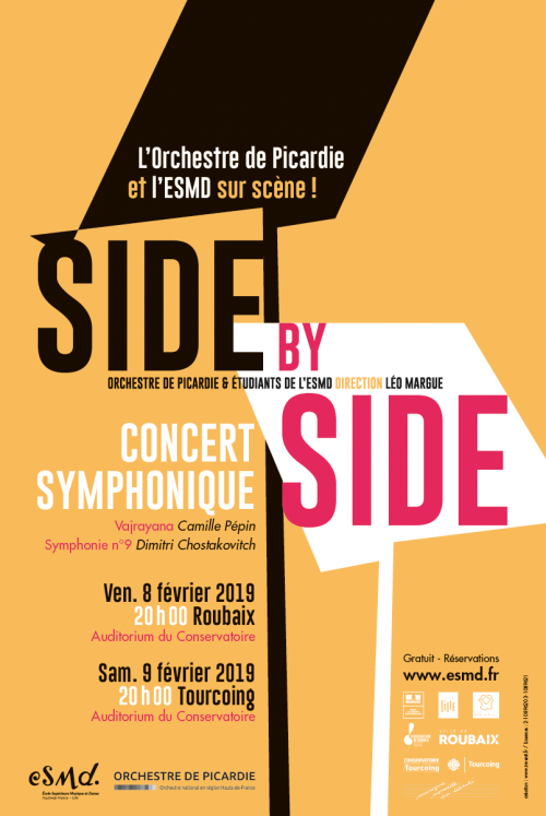 Side by Side par l’Orchestre de Picardie et l’ESMD