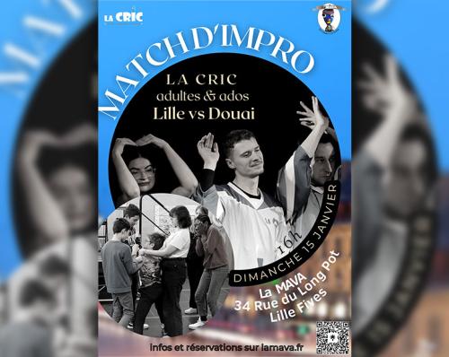 Match d’impro de La CRIC : Douai vs Lille Adultes&Ados