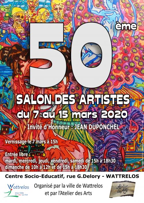 50ème salon des artistes à Wattrelos