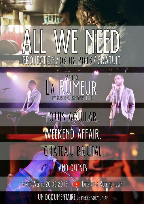 Projection de « All we need » + Concert de Yass Power