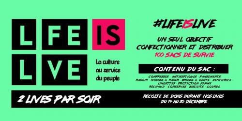 Le projet solidaire Life is Live pour distribuer des sacs de survie aux sans-abris