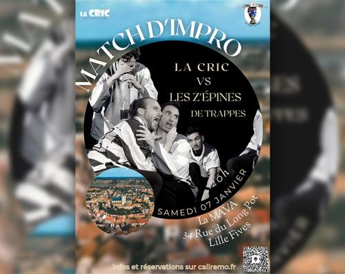 Match d’impro : la CRIC Lille vs les Z’épices de Trappes