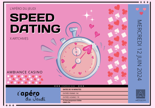 Apéro Speed Dating Casino chez Artchives