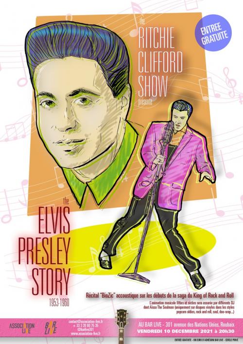 The Ritchie Clifford Show présente The Elvis Presley Story de 1953 à 1960 !