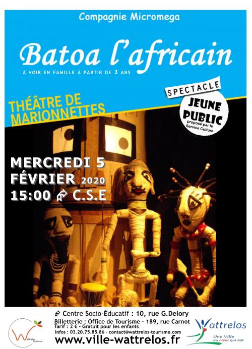 Batao l’africain – Spectacle de marionnettes