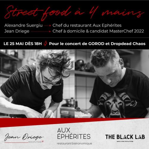 Street-food 4 mains des chefs