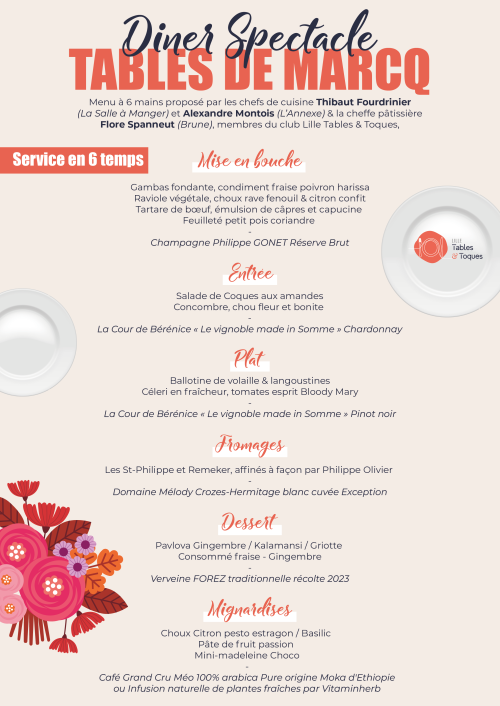 Diner spectacle – Tables de Marcq