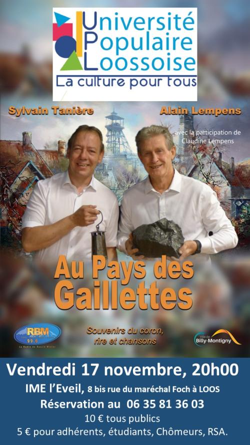 Au pays des Gaillettes, le spectacle