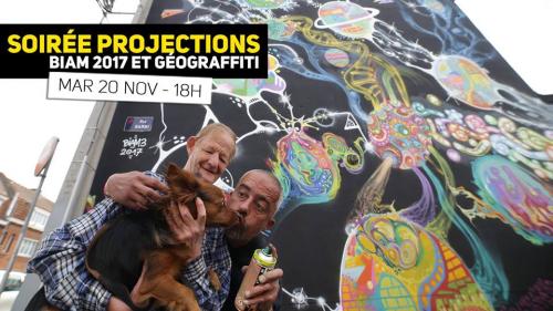 Soirée projections : BIAM 2017 et Géograffiti