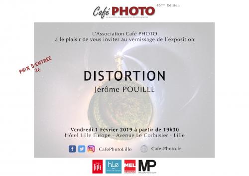 Vernissage de l’expo photos : Distortion Jérôme Pouille