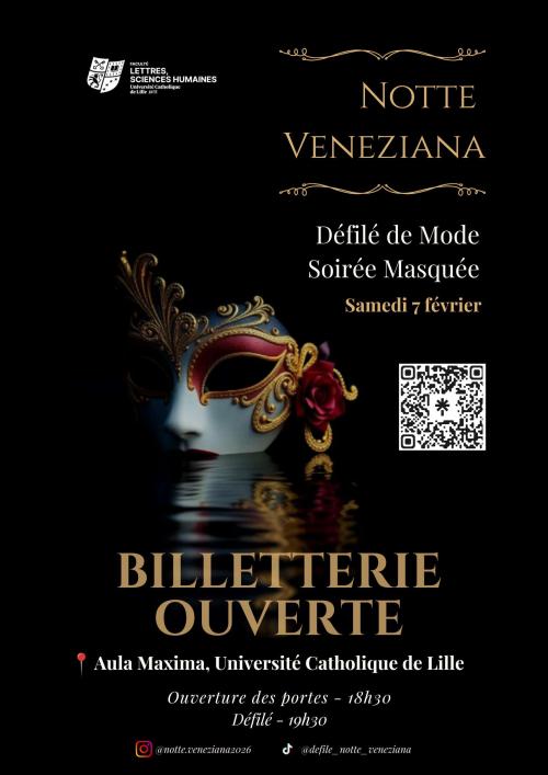 Défilé de mode et gala Notte Veneziana