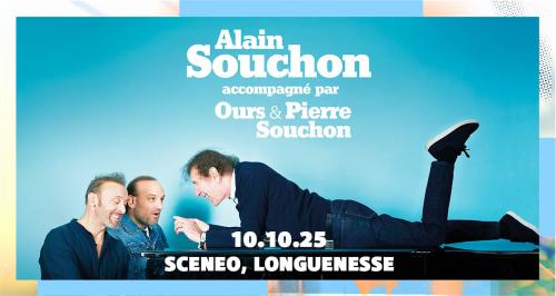 Alain Souchon accompagné par Ours et Pierre Souchon