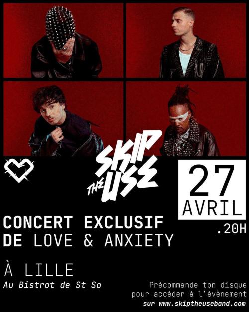 Skip The Use en concert exclusif à Saint So