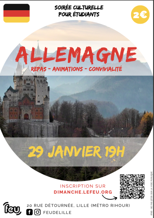 Soirée Allemagne pour les étudiants