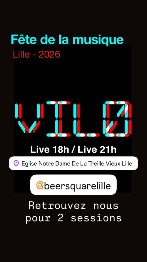 La Fête de la Musique avec VIL0 devant le Beersquare