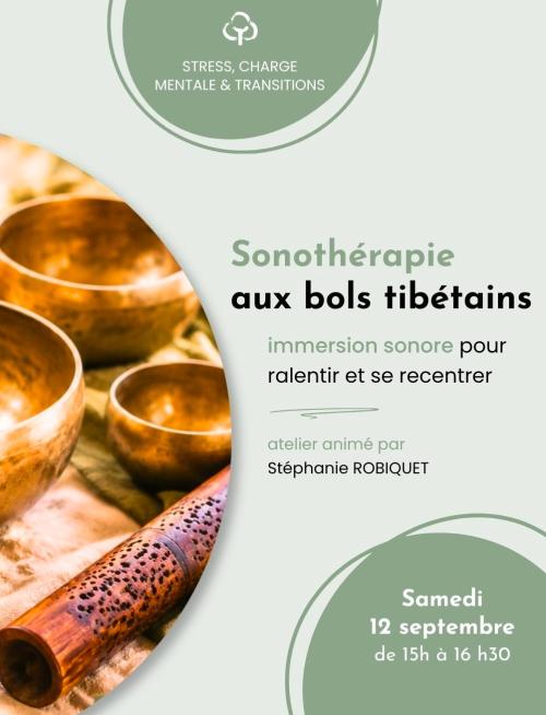 Sonotherapie aux bols tibétains