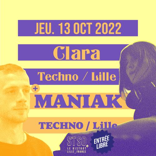 Clara + Maniak au Bistrot de ST SO