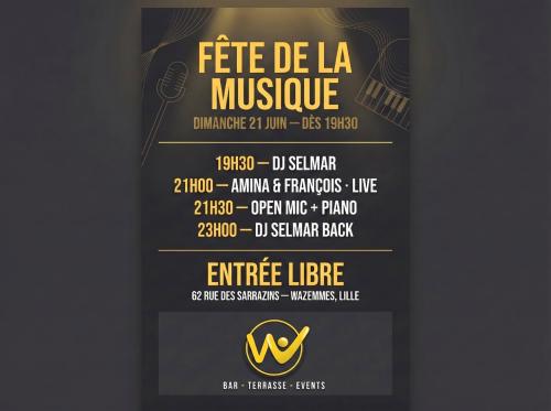 La Fête de la Musique au bar Le W