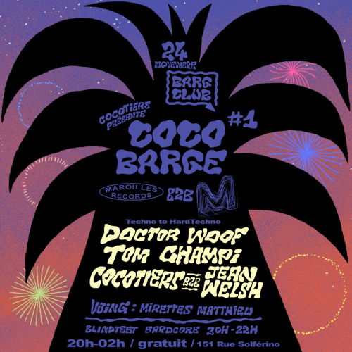 Cocobarge #1 au Barge Bar
