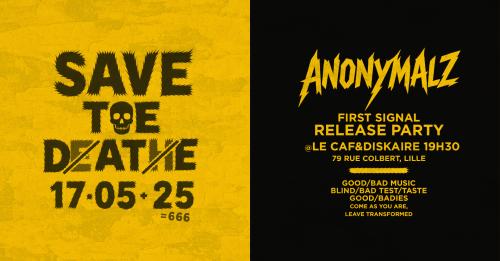First signal from ANONYMALZ – Release party au Caf&Diskaire