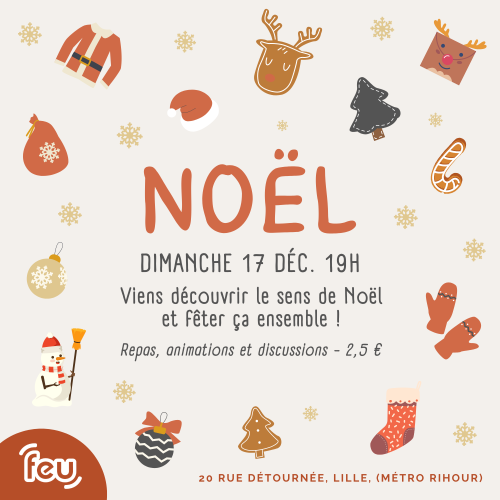 Soirée de Noël au FEU de Lille