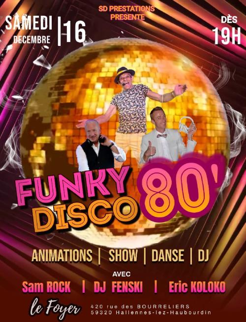 Soirée Funky disco 80′