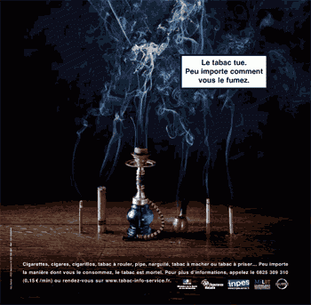 Le tabac : the end ! Peu importe où vous fumez : Bars à narguilé, salles de concert ?