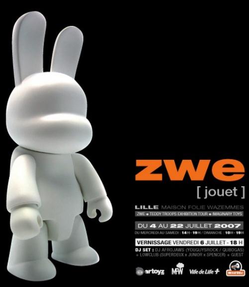 ZWE- Designer Toys Exposition du 4 au 22 juillet à Lille
