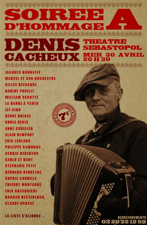 Soirée Hommage à Denis Cacheux