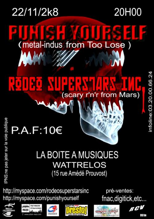 Punish yourself & Rodeo Superstars Inc.