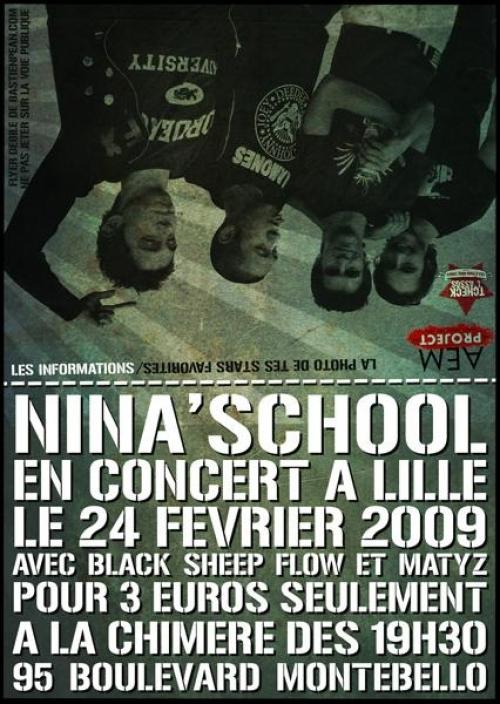 Nina’School, Black X Sheep, Flow & Matyz