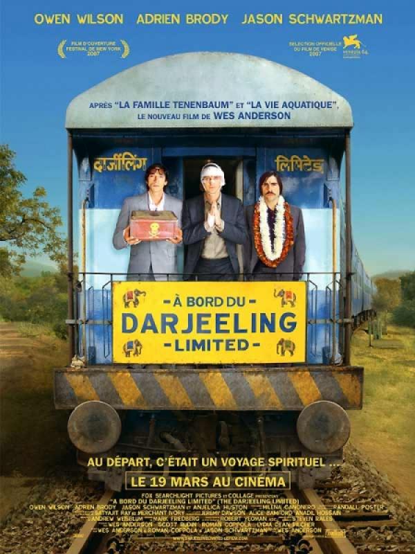 « A bord du Darjeeling Limited » de Wes Anderson