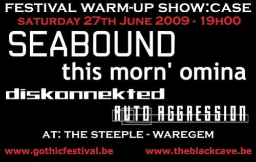 Seabound + This Morn’ Omina + Diskonnekted + Auto Agression