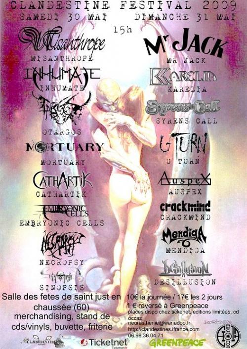 Misanthrope + Inhumate + Otargos + Mortuary + Cathartik + etc.