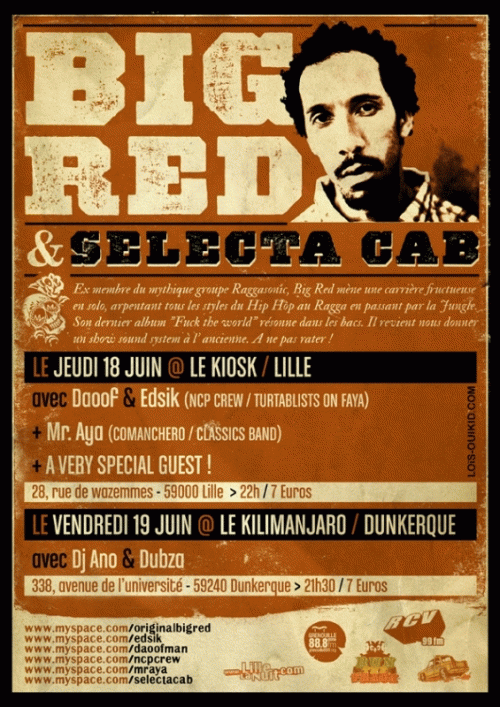 Big Red & Selecta Cab + Edsik & Daoof + Mr. Aya