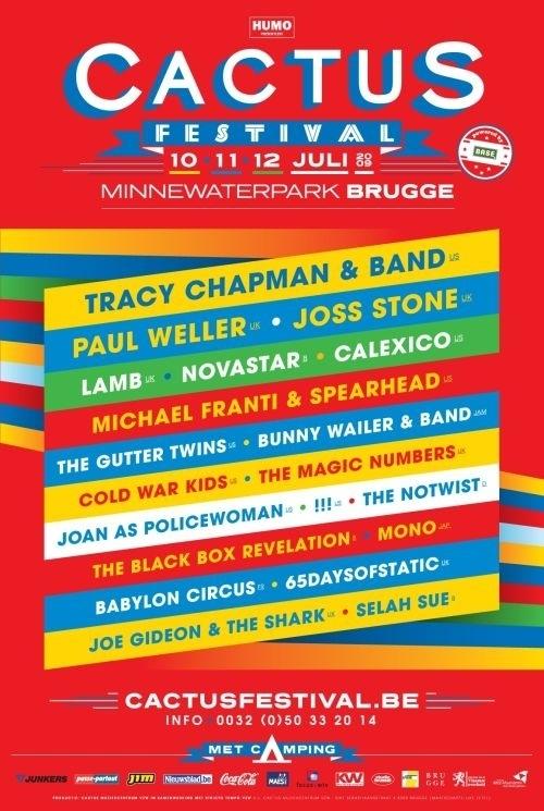 Joss Stone + Lamb + Calexico + The Magic numbers + Chk Chk Chk + Notwist + etc.