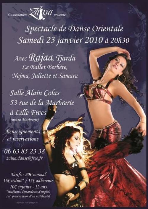 Spectacle de danse orientale