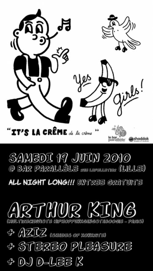 [FDM 10] Arthur King + Aziz [Shades of Konkrite] + Stereo Pleasure + DJ D-Lee K