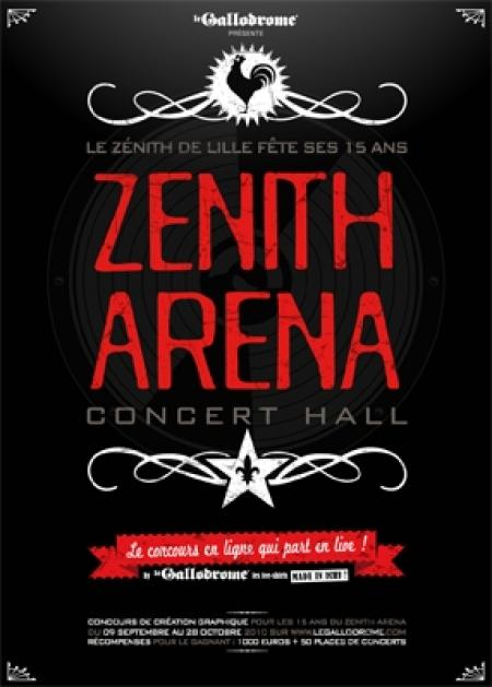 Votez pour le Tee-shirt Anniversaire des 15 ans du Zenith de Lille !