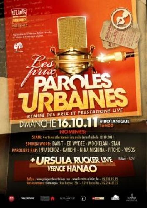 Les Prix Paroles Urbaines – Ursula Rucker Live – Veence Hanao
