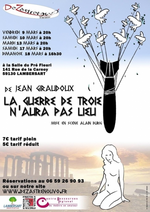 La Guerre de Troie n’aura pas lieu  de Jean Giraudoux  par Dézastrenouvô