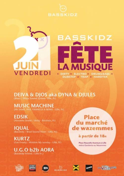 [FDM 13] Basskidz fête la musique à Wazemmes