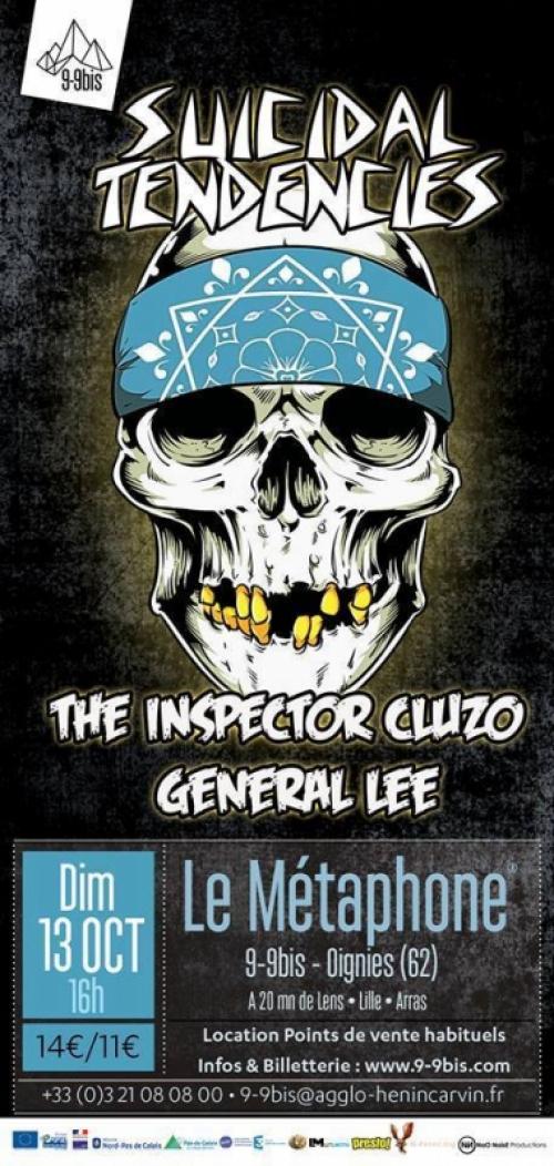 Suicidal Tendencies + The Inspector Cluzo + Sprung Monkey + General Lee