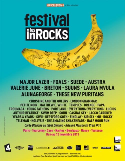 Festival Les inRocks #26ème édition